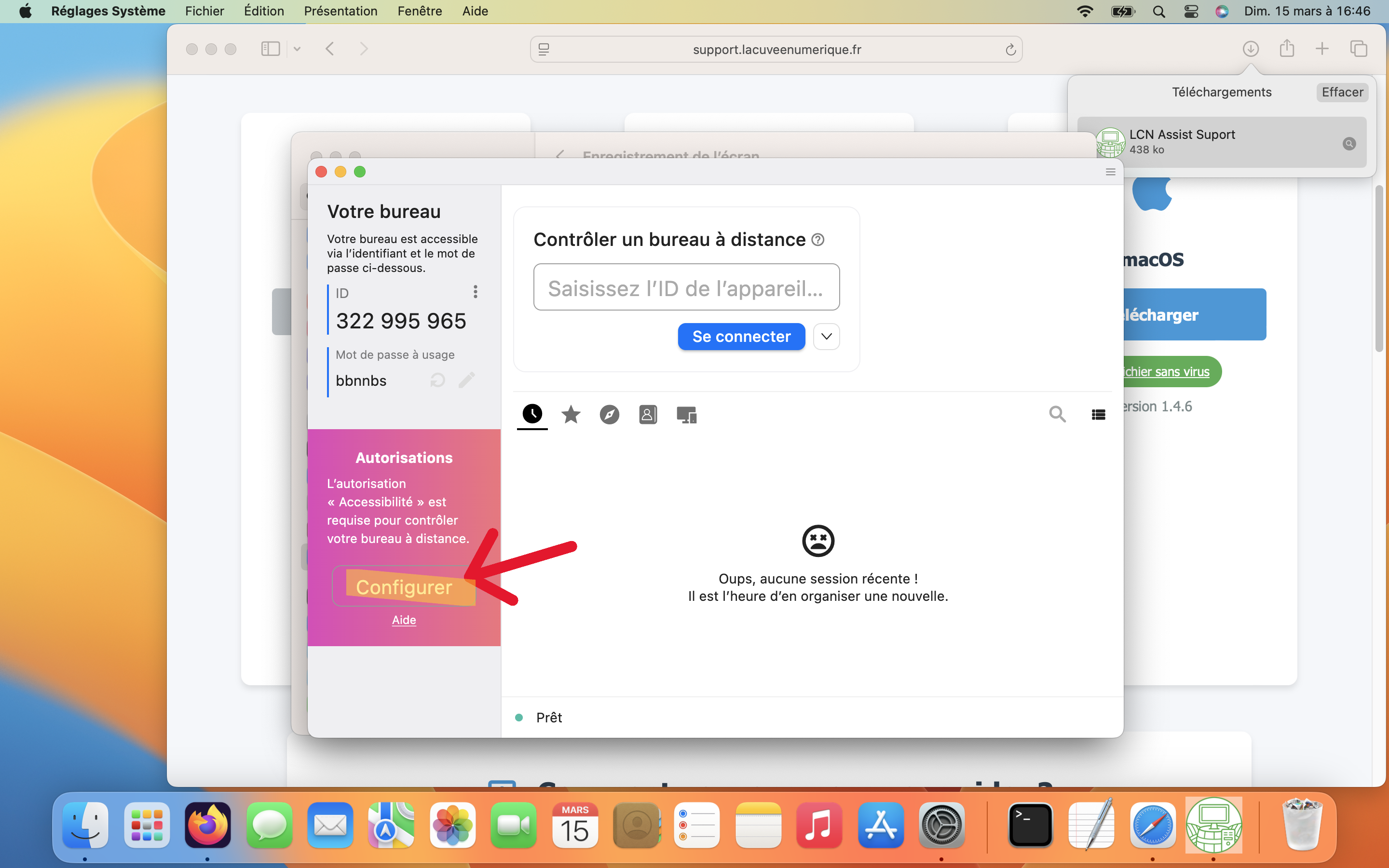 Étape 12 : Configurer à nouveau