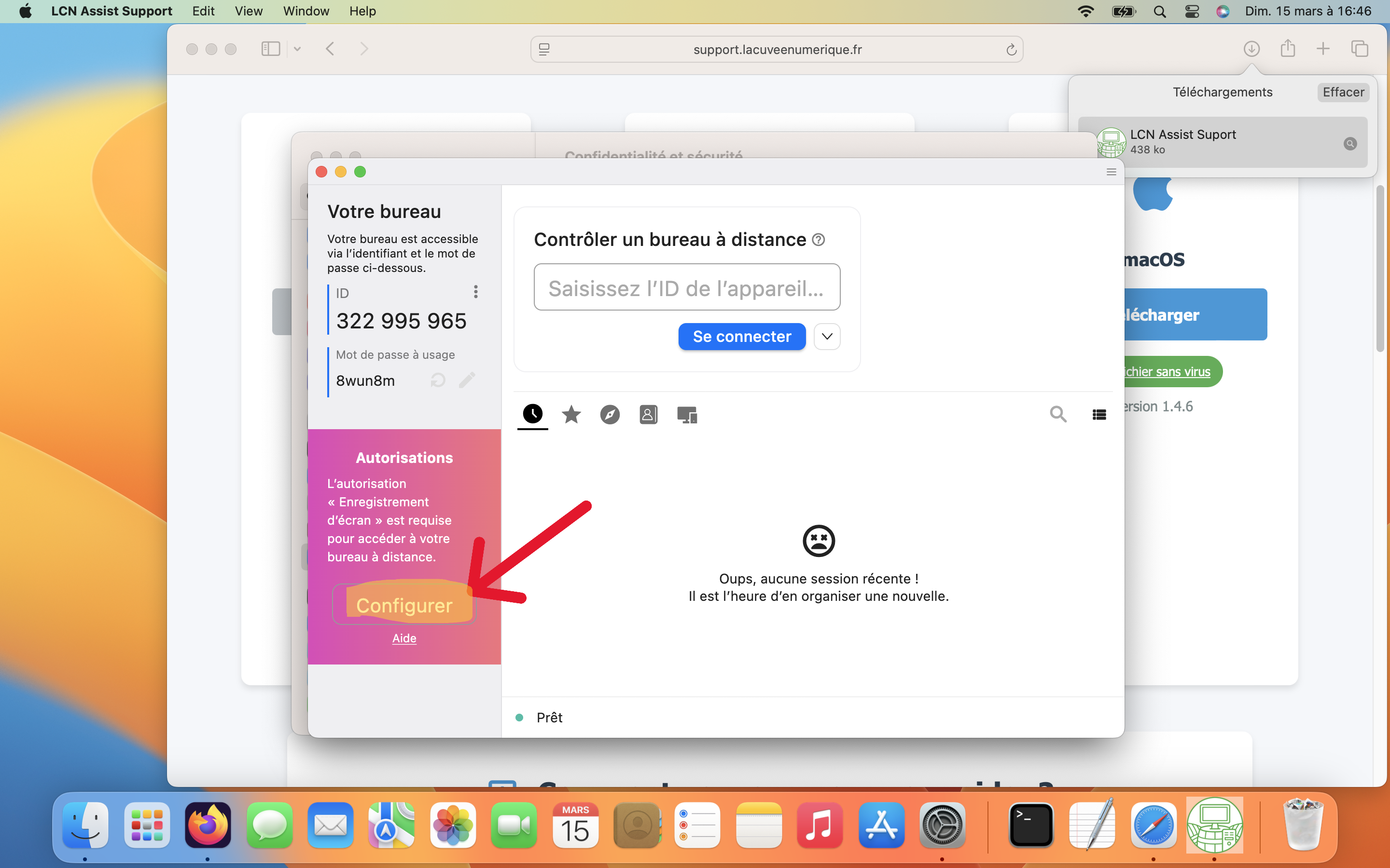 Étape 8 : Configurer les autorisations